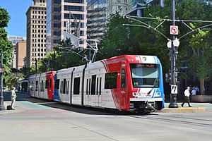 Salt Lake Citys Trax Light Rail